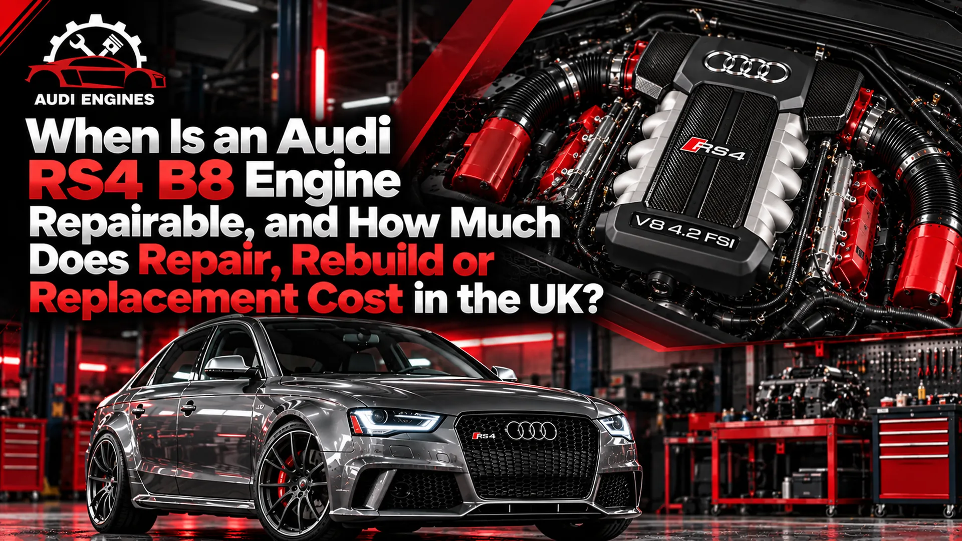 When Is an Audi RS4 B8 Engine Repairable