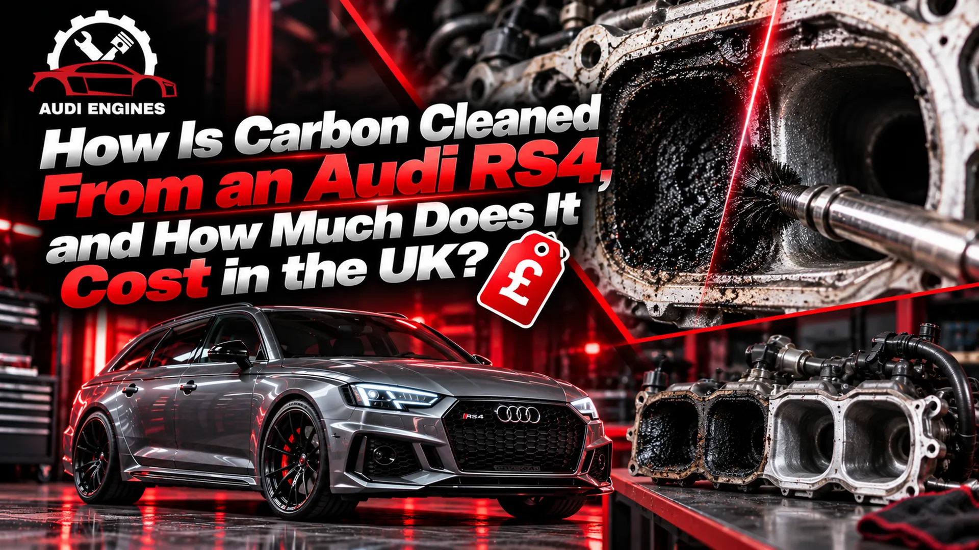 How Is Carbon Cleaned From an Audi RS4