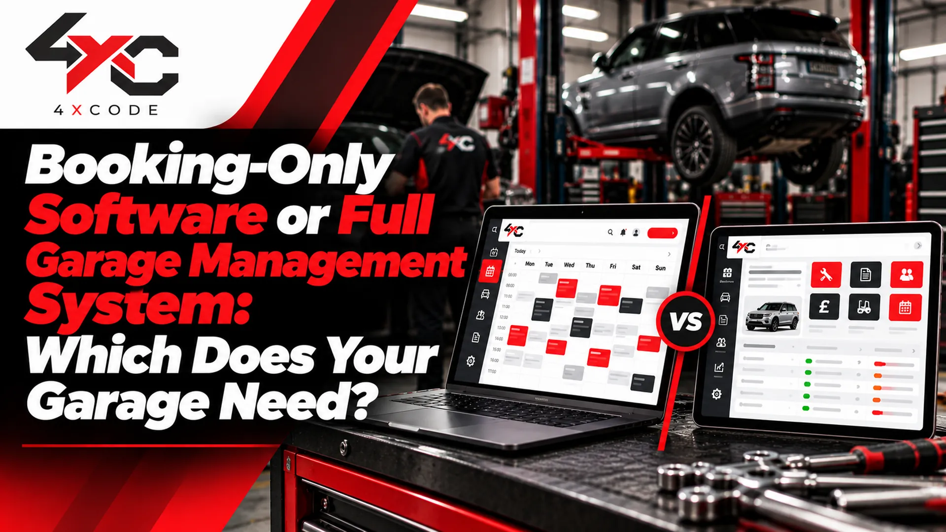 Booking Only Software or Full Garage
