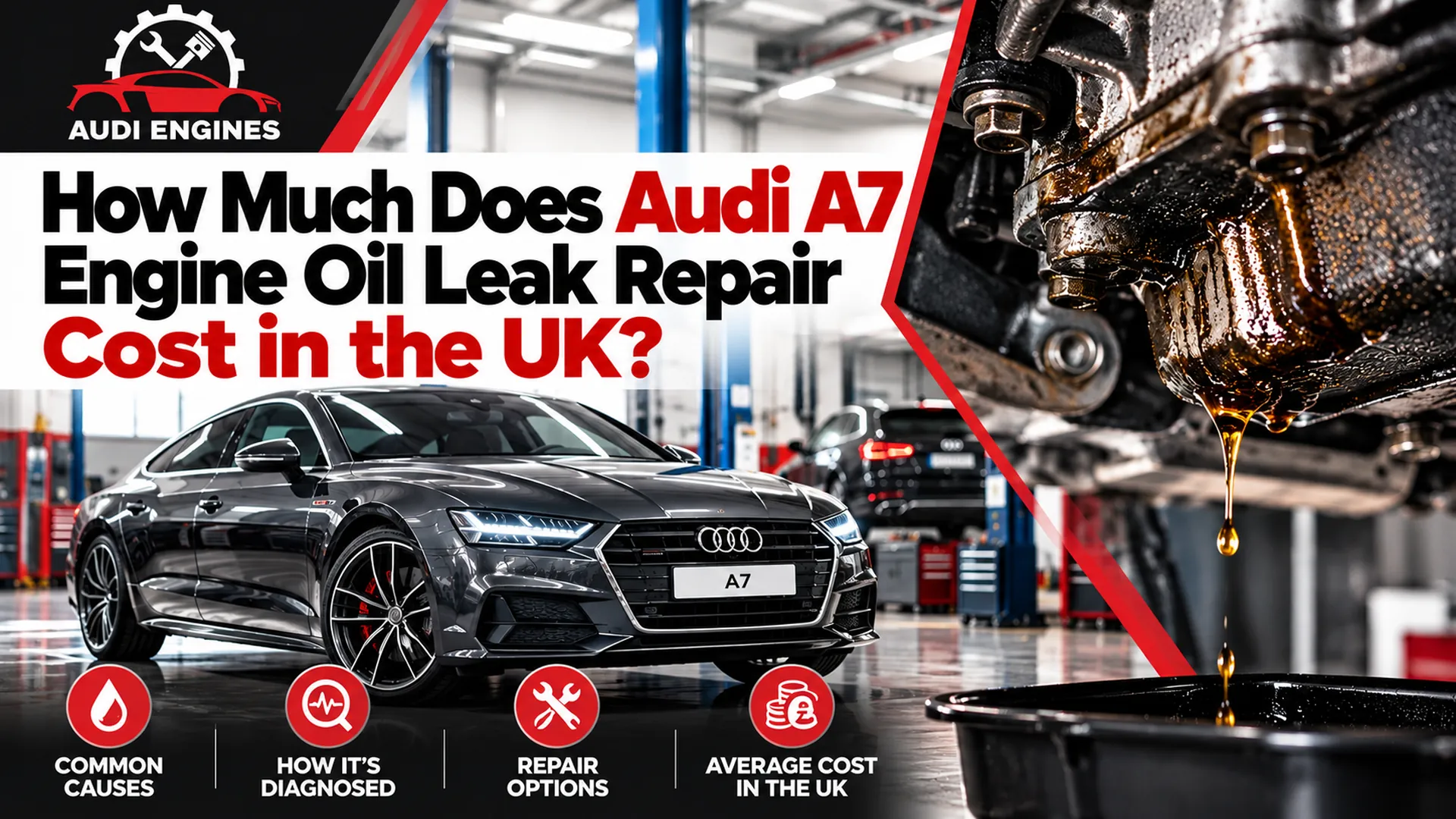 How Much Does Audi A7 Engine Oil Leak Repair