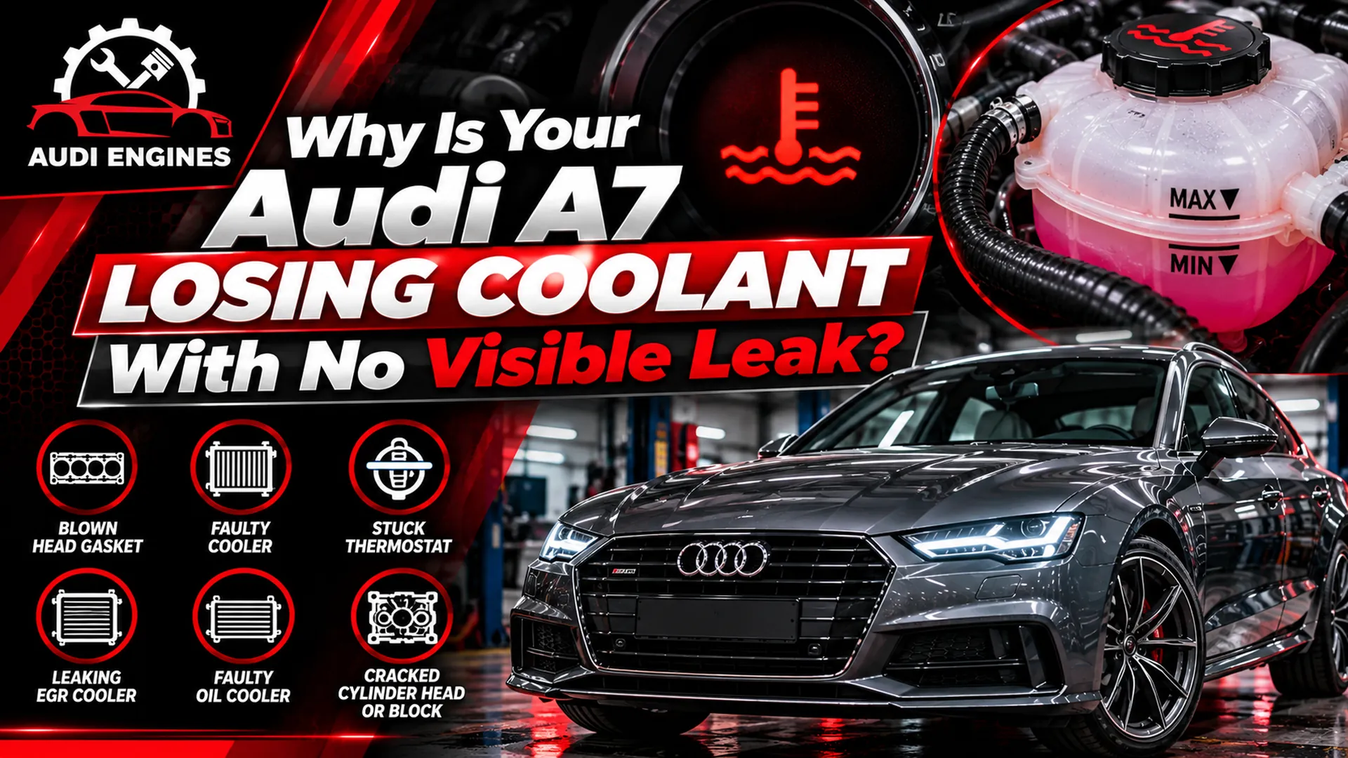 Why Is Your Audi A7 Losing Coolant With No