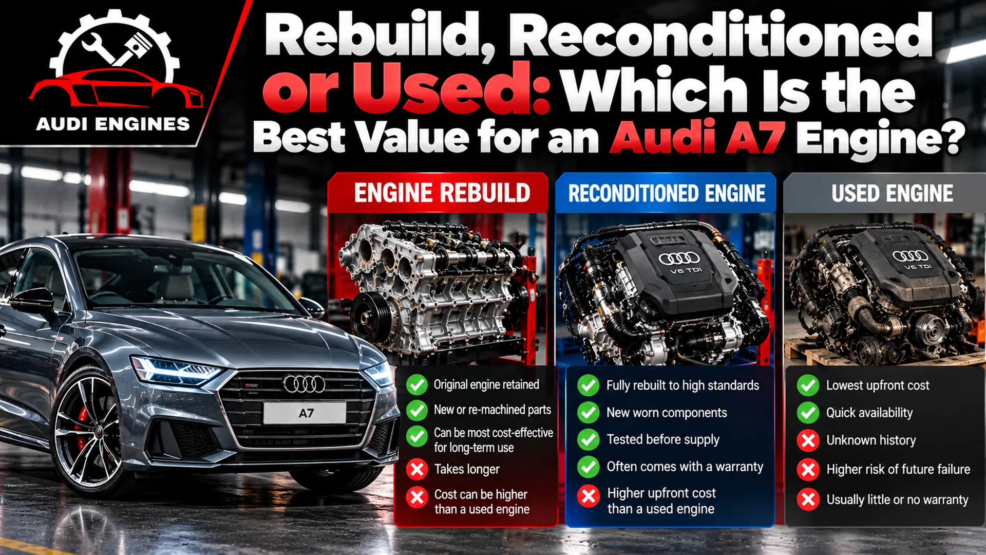 Rebuild, Reconditioned or Used