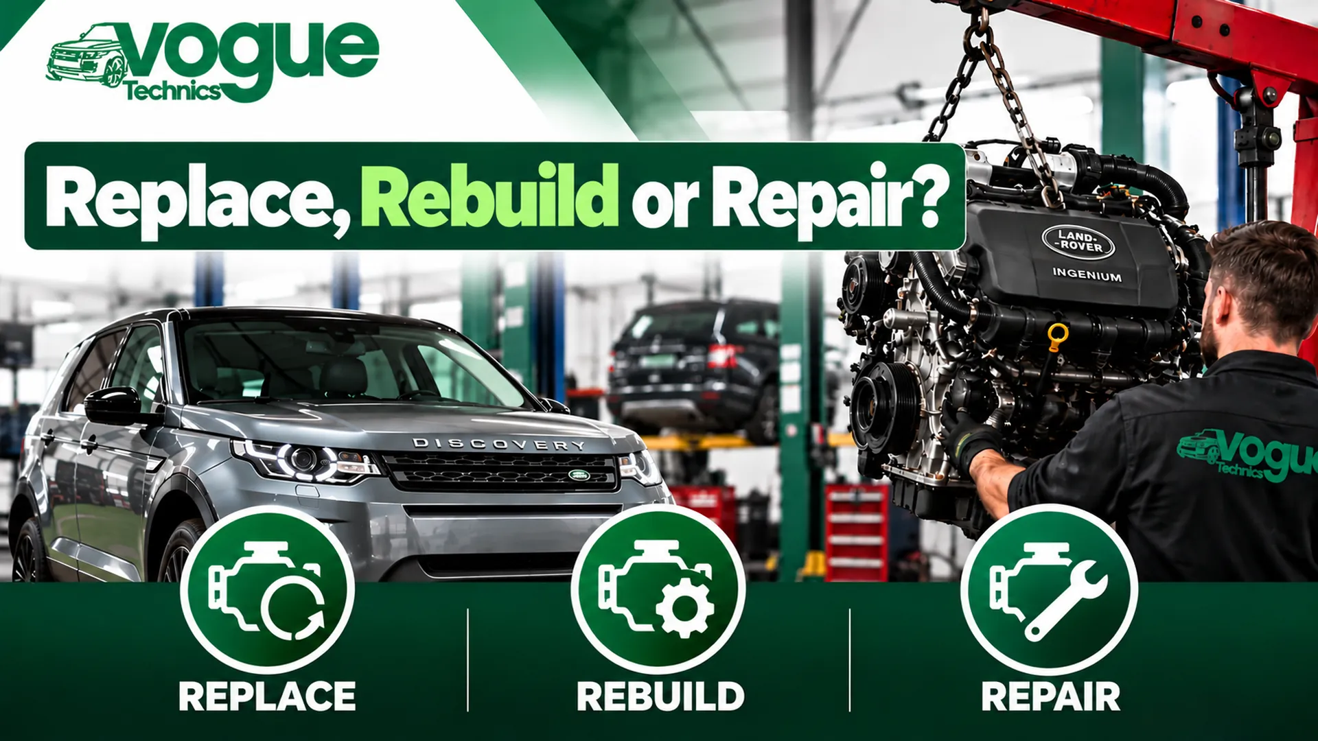 Replace, Rebuild or Repair