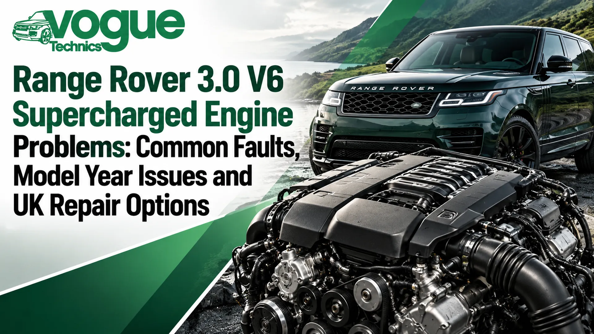 Range Rover 3.0 V6 Supercharged Engine